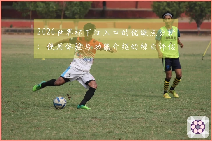 2026世界杯下注入口的优缺点分析：使用体验与功能介绍的综合评估