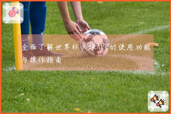 全面了解世界杯买球APP的使用功能与操作指南
